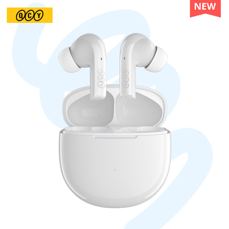 QCY T18 Wireless Earphones Bluetooth V5.2 Earbuds QCC3050 aptX Voice 32kHz 4 Mic CVC HD Call